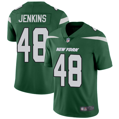New York Jets Limited Green Youth Jordan Jenkins Home Jersey NFL Football #48 Vapor Untouchable